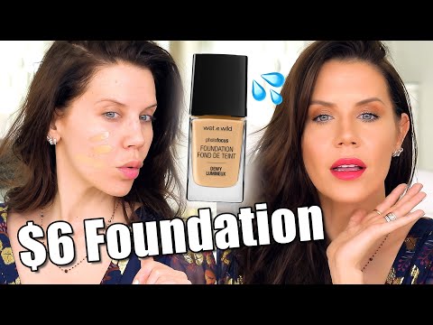 New $6 DRUGSTORE FOUNDATION ... Worth The Hype?
