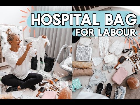 What&#039;s In My Hospital Bag!? PACK WITH ME! What I&#039;m Bringing for a Natural Labour