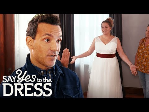 George Kotsiopoulos Helps Bride Alter Her Wedding Dress | Say Yes: Wedding SOS