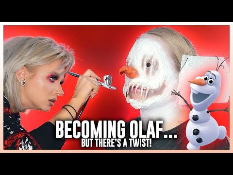 Glam&amp;Gore Transforms Me Into FROZEN&#039;S OLAF... but there&#039;s a twist!