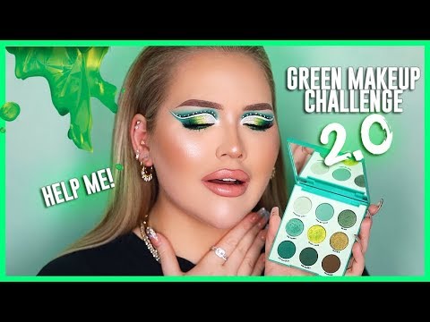 The ULTIMATE Green Look! GREEN MAKEUP CHALLENGE 2.0