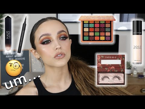 FULL FACE OF NEW MAKEUP | testing new stuff- hit or miss?