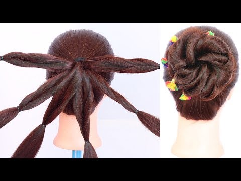 new trending juda hairstyle with trick || messy bun || cute hairstyle || easy hairstyle || hairstyle