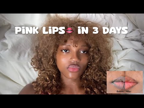 How To Get Pink Lips👄 In 3Days | DIY Lip Scrub