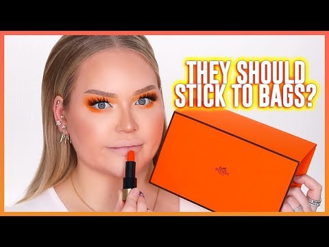 67$ LIPSTICK? WTF! Hermes Lipsticks Review... THE TRUTH!