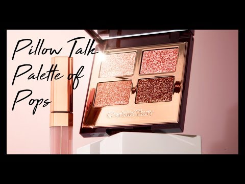 CHARLOTTE TILBURY PILLOW TALK PALETTE OF POPS REVIEW &amp; SWATCHES