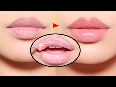 How to get PLUMP + SOFT PINK LIPS (lip care routine)