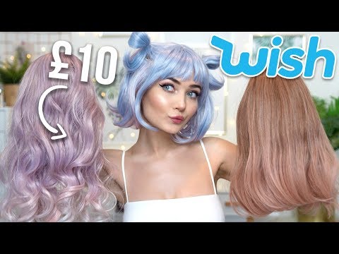 I BOUGHT WIGS FROM WISH UNDER £10! WTF!!!