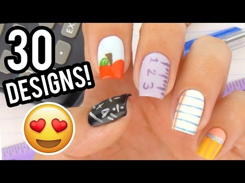 30 Easy Back To School Nail Art Designs | New Nail Art Compilation 2019