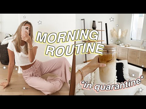 MORNING ROUTINE in *quarantine* lol