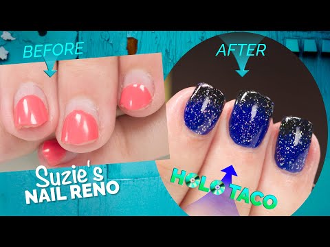 Suzie’s Nail Reno: Complete Nail Renovation with Holo Taco Design!