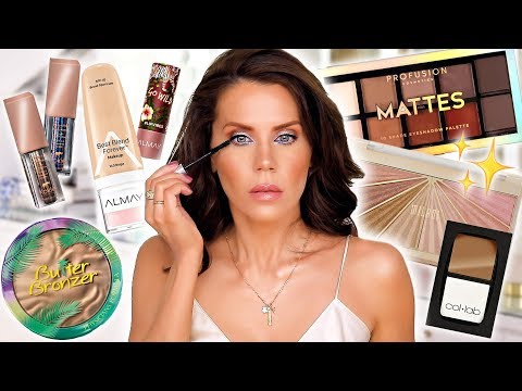 Full Face of New DRUGSTORE MAKEUP Tested