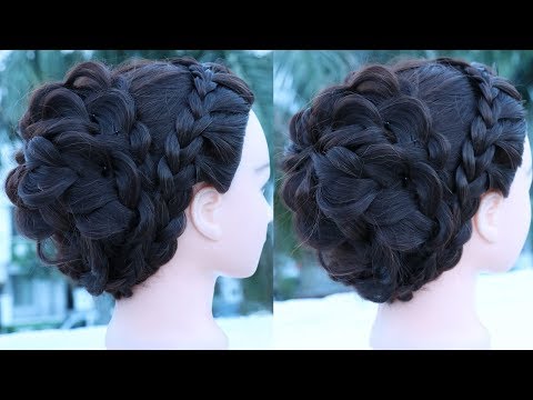 new bridal updo || juda hairstyle for weddings || prom hairstyles || bun hairstyles || hairstyle