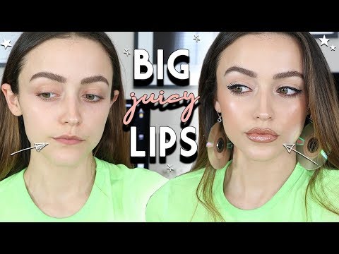 HOW TO MAKE YOUR LIPS LOOK BIGGER | FAKE BIG LIPS WITH MAKEUP