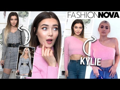 I BOUGHT CELEBRITY OUTFITS FROM FASHION NOVA... WAS IT WORTH THE MONEY!? AD