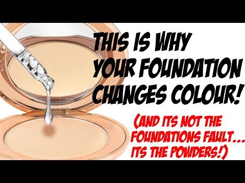 THE REAL REASON YOUR FOUNDATION CHANGES COLOUR AND HOW TO STOP IT!
