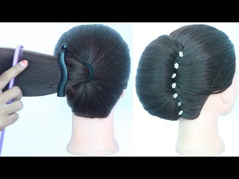 easy french roll hairstyle using banana clutcher || hairstyle trick || hairstyles for girls