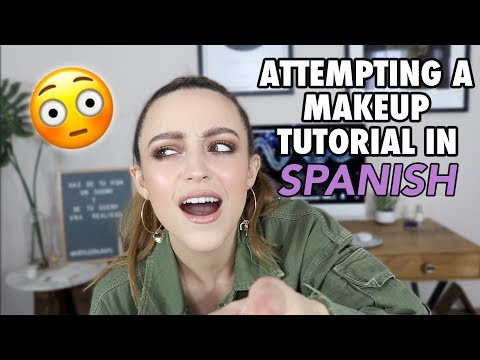 MY FIRST MAKEUP TUTORIAL IN SPANISH (and maybe my last) MY CURRENT GO TO MAKEUP LOOK
