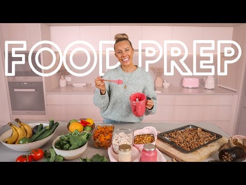 THE BEST Healthy Food Prep!! Protein Granola, Healthy Carbs, Snacks &amp; MORE!