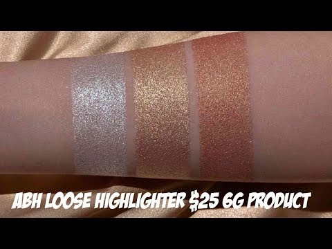 ANASTASIA BEVERLY HILLS LOOSE HIGHLIGHTER REVIEW &amp; SWATCHES
