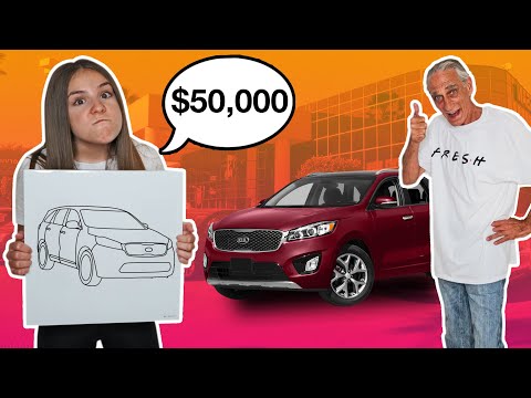 Whatever You DRAW, I’ll BUY It Challenge **Buying My Grandpa His DREAM CAR** 🚘 | Piper Rockelle
