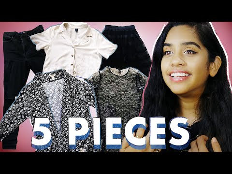 I Wore Only 5 Pieces of Clothing for 5 Days