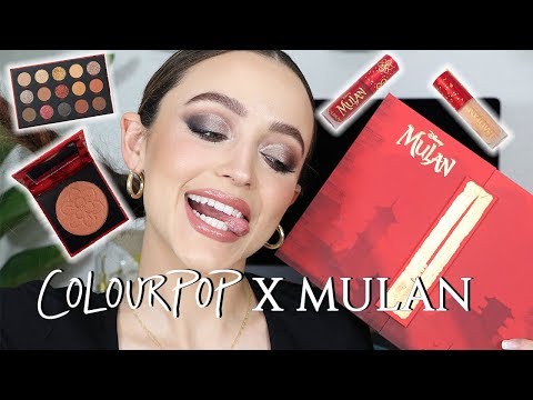 NEW COLOURPOP X MULAN COLLECTION ... even better than I expected?!