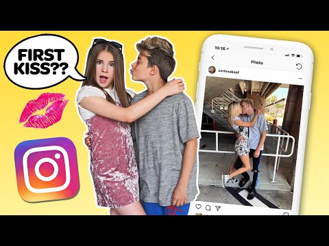 Recreating Famous INSTAGRAM COUPLES Photos CHALLENGE **FIRST KISS** 💋💕| Piper Rockelle