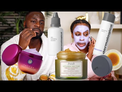 Hot Guy Does My FULL 20 STEP SKINCARE ROUTINE | Jackie Aina