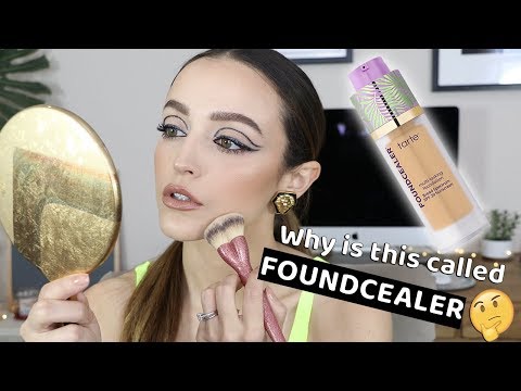 IS THIS ANY GOOD? TARTE FOUNDCEALER FOUNDATION *wear test*
