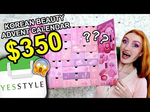 YESSTYLE ADVENT CALENDAR 2019 (WORTH $350!) | YesStyle Kosmetopia Beauty Advent Calendar Unboxing