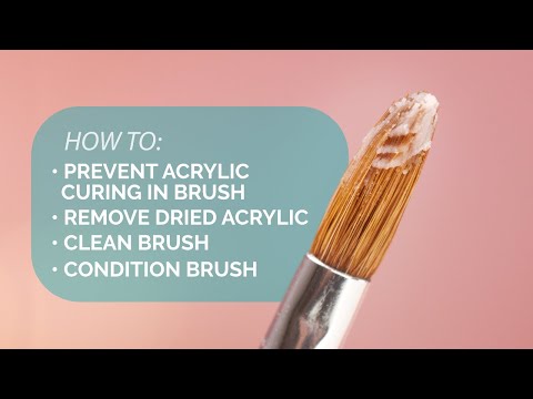 Keeping Your Acrylic Brush In Top Shape - Suzie&#039;s Pro Tips