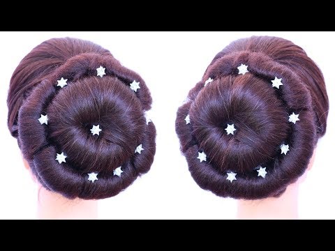 wedding updo for short hair || wedding guest hairstyle || easy hairstyles || juda hairstyle