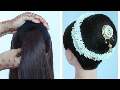 how to make big bun hairstyle with trick || new hairstyle || ladies hairstyle || prom hairstyles