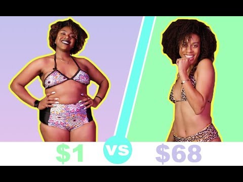 Women Try Cheap Vs. Expensive Swimsuits