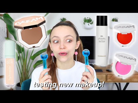 New fenty collection...worth it?! FULL FACE OF CREAM MAKEUP!!