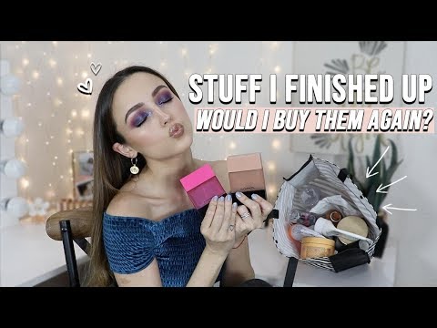 GOING THROUGH MY TRASH | BEAUTY PRODUCTS I COMPLETELY USED UP