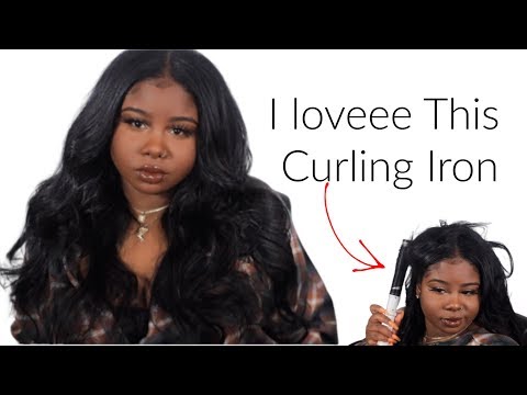 Styling My Mirco-Link Sewin ! | Natural 4a Hair | New Curling Iron Pt.2