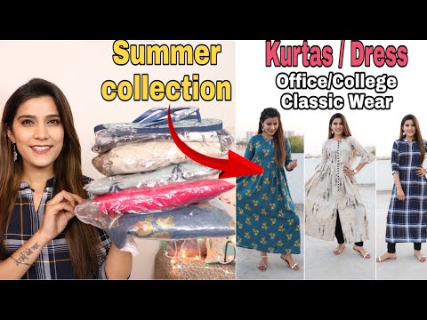 Latest Summer Kurtis Collection Starting 250/-Only | Affordable Summer Kurta Haul | Super Style Tips