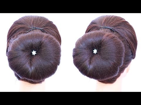 easy juda hairstyle for weddings || party hairstyles || bun hairstyle || chignon hairstyles
