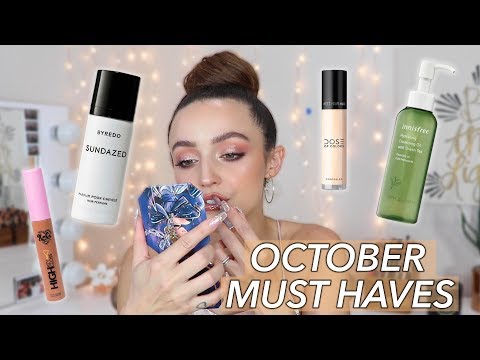 OCTOBER FAVORITES | 2019 - best makeup of the month!